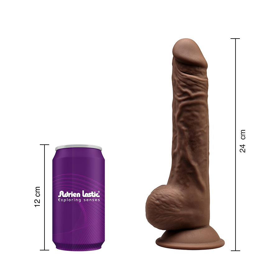 Dildo Realista Model (9.5") Brown